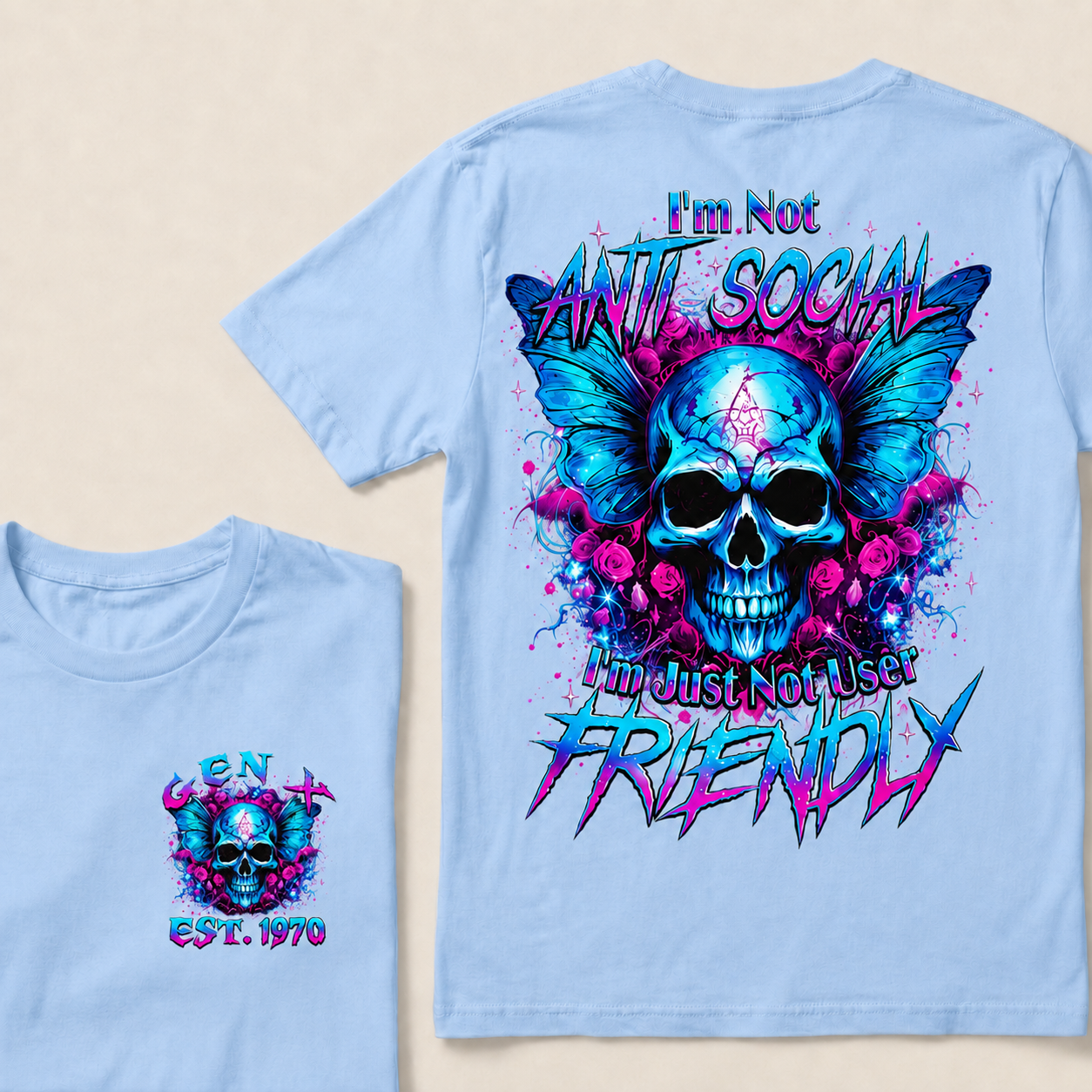 I'm Not Anti-Social I'm Just Not User Friendly Custom Year T-Shirts