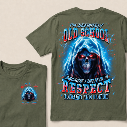 I'm Definitely Old School Custom Year Gen X ,Boomer T-shirt