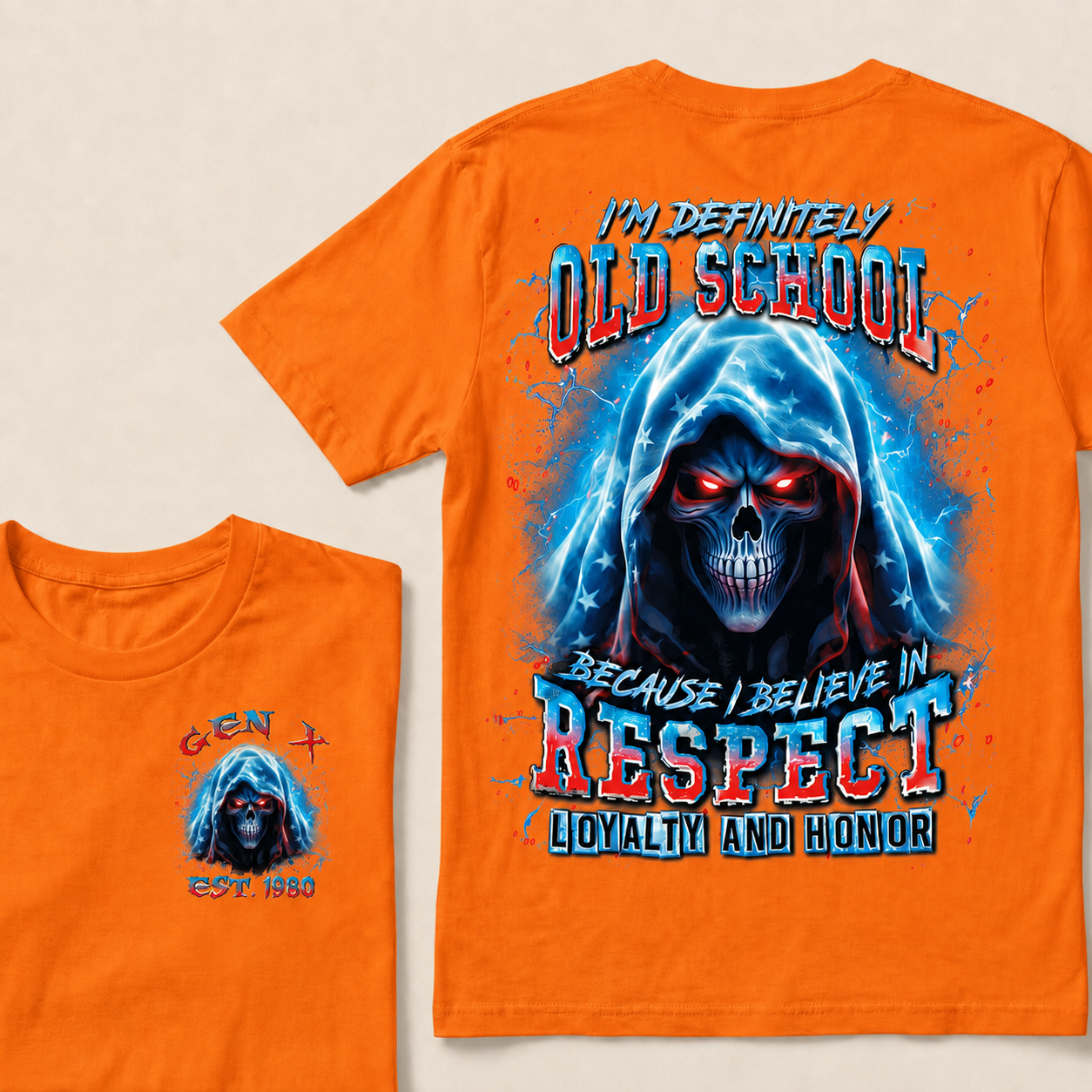 I'm Definitely Old School Custom Year Gen X ,Boomer T-shirt