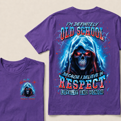 I'm Definitely Old School Custom Year Gen X ,Boomer T-shirt
