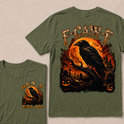F Caw F Halloween Custom YeaGen X, Boomer T-Shirts