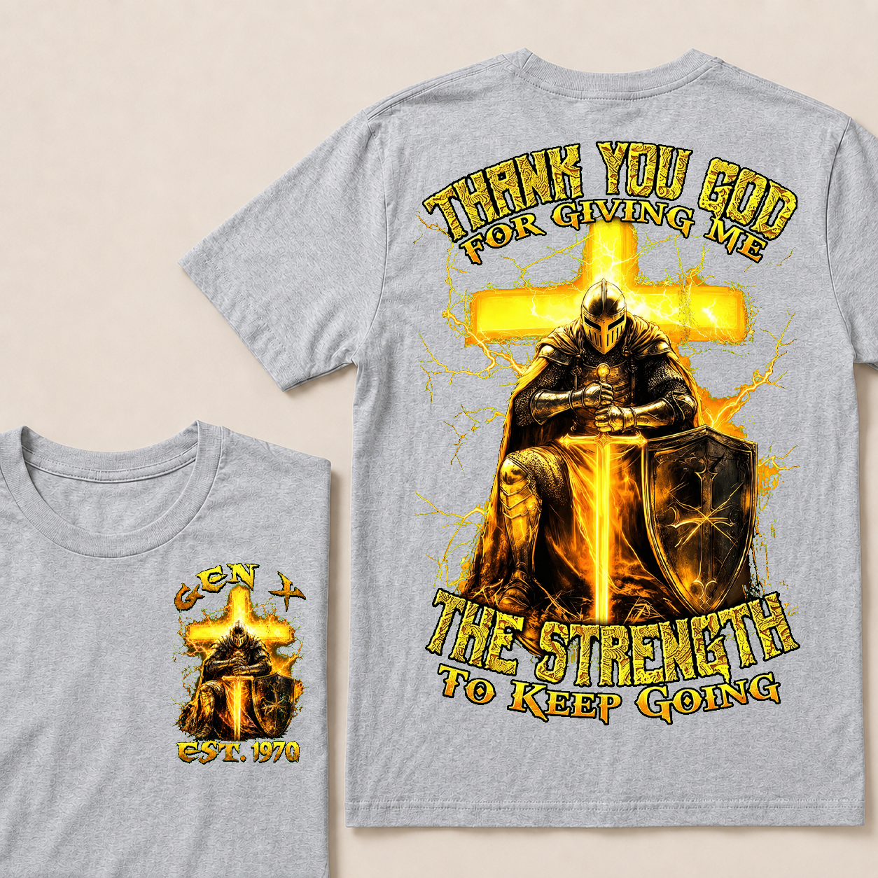 Thank You God For Giving Me The Strength To Keep Going  T-Shirts
