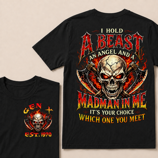 I Hold A Beast An Angel And A Madman In Me Custom Year