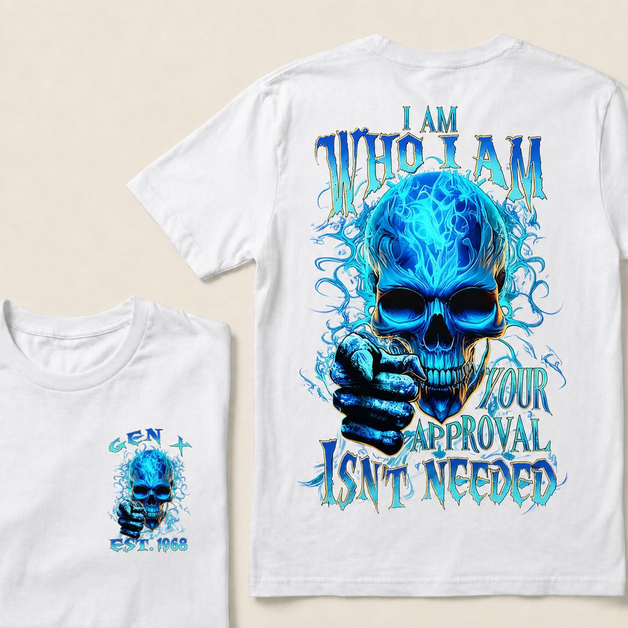 I Am Who I Am Custom Year Gen X ,BoomerT-Shirts