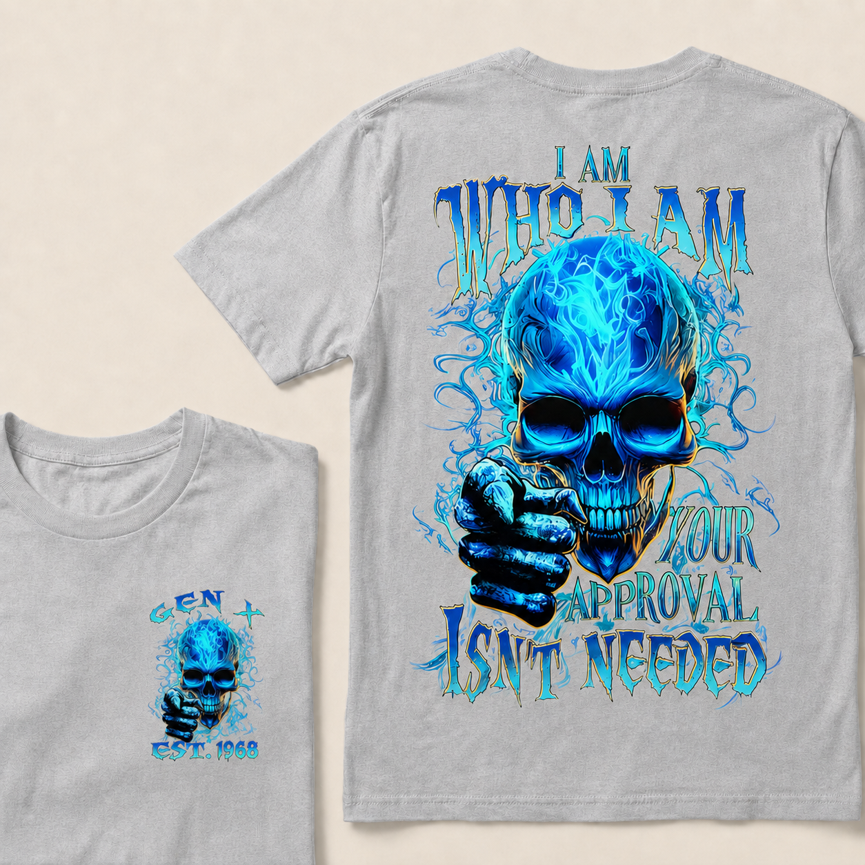 I Am Who I Am Custom Year Gen X ,BoomerT-Shirts
