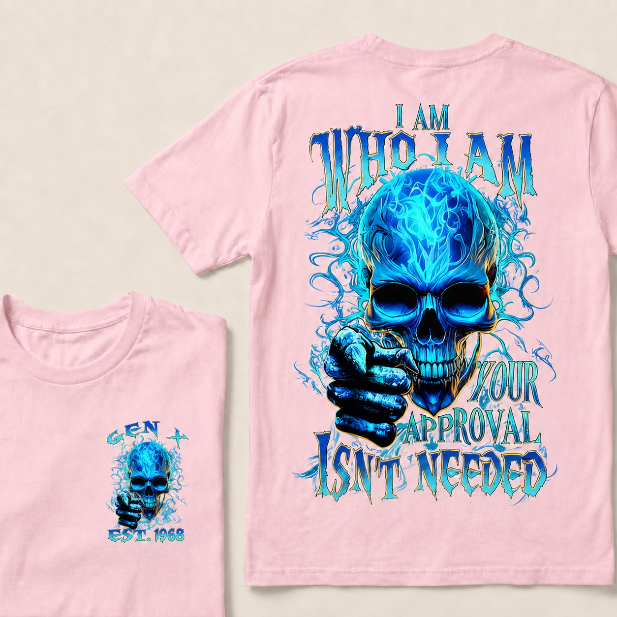 I Am Who I Am Custom Year Gen X ,BoomerT-Shirts