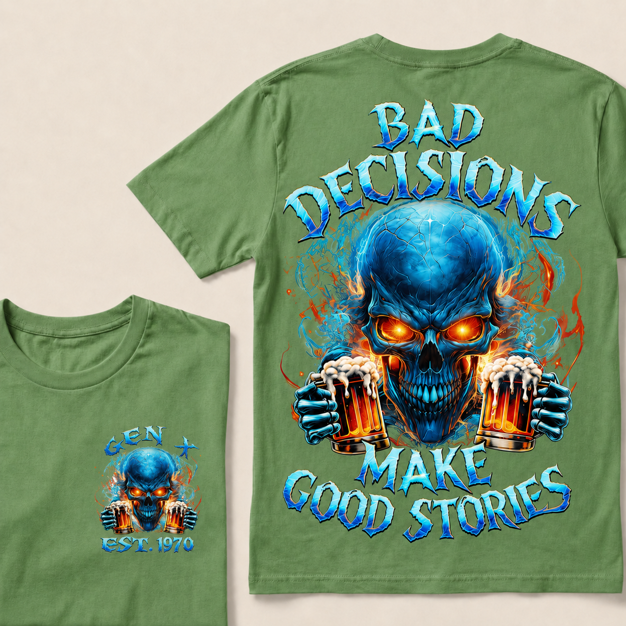 Bad Decisions Make Good Stories Custom Year T-Shirts
