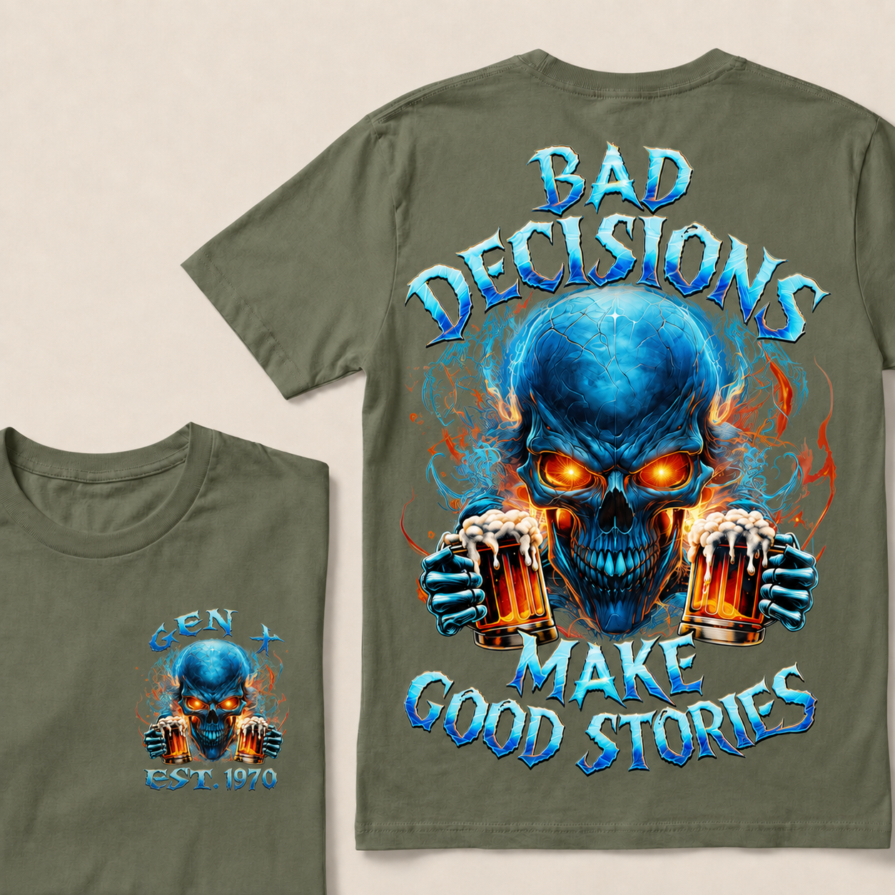 Bad Decisions Make Good Stories Custom Year T-Shirts
