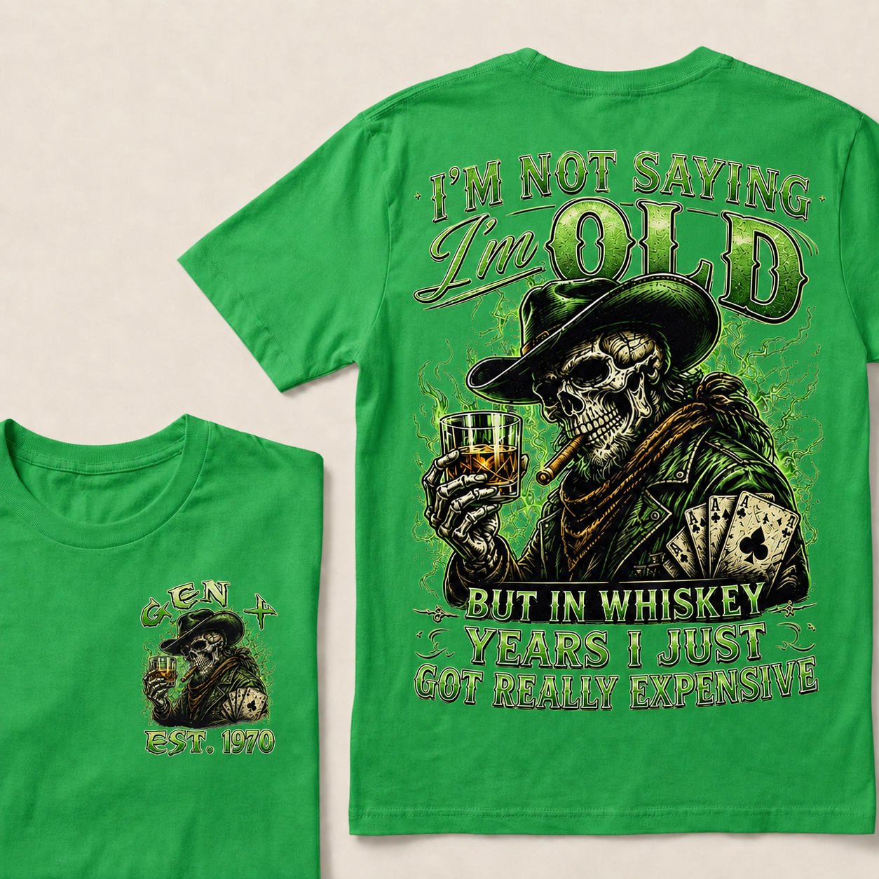 I'm Not Saying I'm Old But In Whiskey Years I Just Got Really Expensive Custom Year T-shirt