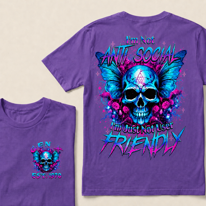 I'm Not Anti-Social I'm Just Not User Friendly  Custom Year  T-Shirts