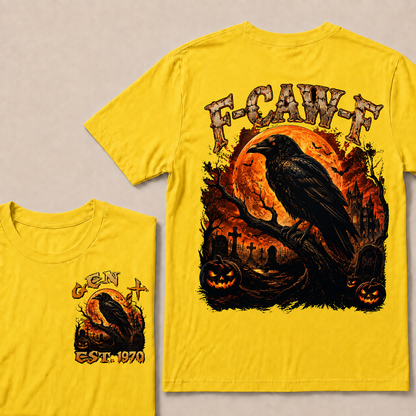 F Caw F Halloween Custom YeaGen X, Boomer T-Shirts
