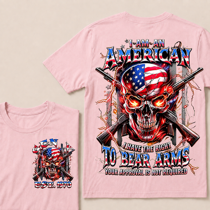 I Am An American I Have The Right To Bear Arms Custom Year T-Shirts